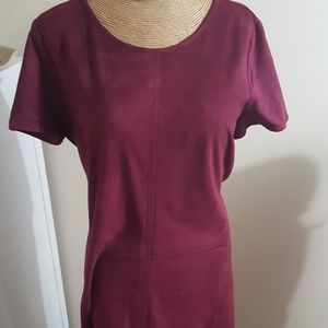 Alice and Blue suede dress